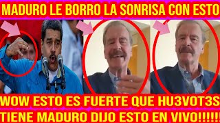 Q3 HU3V0T3S ¡EN VIVO MADURO LE BORRA SONRISA A FOX quotNO TE QUIERO EN VENEZUELA O TE LLEVA LA VERCHquot [upl. by Eniamat]