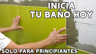 COMO colocar cerámica EN UN BAÑO👉 APRENDE HOY [upl. by Monty856]