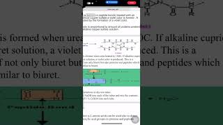 qualitative analysis of protein and amino acid biuret test and ninhydrin test [upl. by Netloc63]