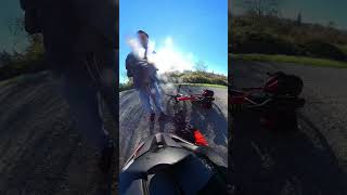 People dont even know how to walk in Vancouver Sent in by Nathan cycling helmetcam crash bike [upl. by Wiley490]