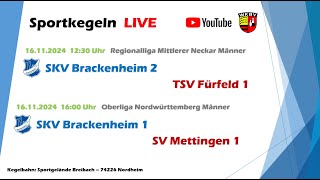 SKV Brackenheim 2  TSV Fürfeld 1 Regionalliga MN Männer [upl. by Akienom]