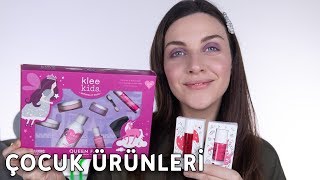 ÇOCUK ÜRÜNLERİYLE MAKYAJ 🧒💄 [upl. by Zoeller327]