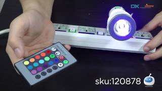 DX Remote Control MultiColored RGB Light Bulb [upl. by Aldric]