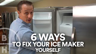 Ice Maker Not Working  Check these 6 Things first [upl. by Nehgem]