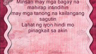 Dahil Sayo by Juris Fernandez with Lyrics [upl. by Clauddetta]