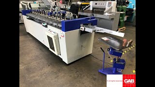 cheap setmaster paper collating machine for sale ideal for single sheets and folded sections Gab [upl. by Ambros49]