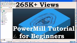 PowerMILL Tutorial for Beginners  1 [upl. by Jaime]