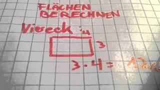 Fläche eines Vierecks berechnen  Mathe verstehen [upl. by Sirkin]