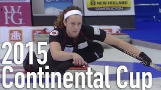 Homan CAN vs Muirhead EUR  2015 World Financial Group Continental Cup Draw 8 [upl. by Edroi]