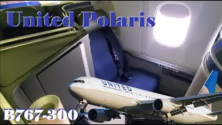 United Airlines Polaris Business Class Review  Newark to Munich on the 767300  Polaris Lounge [upl. by Wamsley159]