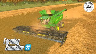 SOYBEAN HARVEST  Timelapse  Montage  FS22 [upl. by Eat]