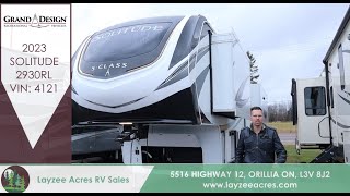 2023 Grand Design Solitude 2930RL Vin 4121  Layzee Acres RV Sales [upl. by Aihsetal900]