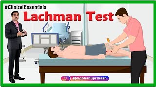 Lachman Test  Anterior Cruciate Ligament ACL Rupture Knee  Clinical examination [upl. by Karla]