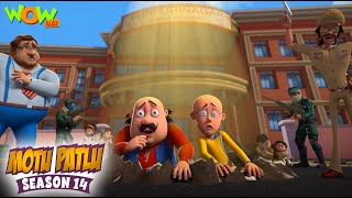 Bahar Ana Mana Hai  Motu Patlu  Season 14  Full Episode  Wow Kidz [upl. by Elocn46]