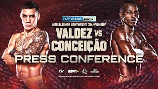 Oscar Valdez vs Robson Conceicao  FINAL PRESS CONFERENCE [upl. by Haonam328]