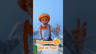 Kid Blippi and Meekahs Halloween SINK or FLOAT blippi shorts [upl. by Oiligriv]