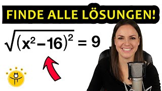 Findest du ALLE Lösungen – Wurzelgleichungen lösen [upl. by Eddina]