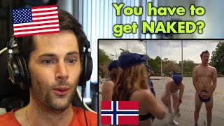 American Reacts to CRAZY Norwegian Russ Activities  Alt for Norge Part 1 [upl. by Irahc718]