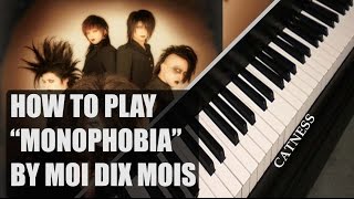 Moi Dix Mois  Monophobia  Piano intro Synthesia [upl. by Yerggoeg]