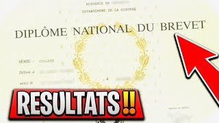 MES RÉSULTATS AU BREVET 2018  CATASTROPHE [upl. by Babbie99]