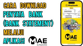 How to view transaction history amp download statements on Maybank2u Web [upl. by Ahseit]