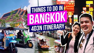 Things to do in Bangkok  4D3N Itinerary  Thailand [upl. by Leerzej]