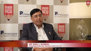 Mr Sunil Mundra Managing Director Natural Capsules Limited  Ground View Investor Conference 2023 [upl. by Delmor679]