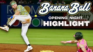 Savannah Bananas Opening Night Highlights [upl. by Walke876]