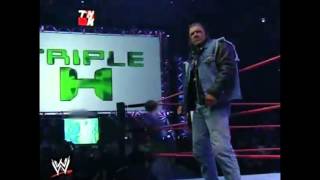 Triple H Greatest Return To RAW 2002 [upl. by Aratehs]