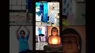 Transform Your Mornings with Online Yoga Online yoga classes breathe and flow Shorts yoga [upl. by Enilhtak]