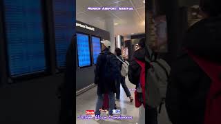 Munich airport arrival Germany travel blog short Jaiden Aluan [upl. by Ferdie]