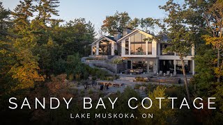 Luxury Lake Muskoka Cottage  Sandy Bay Cottage [upl. by Nagaer94]