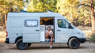 Custom Camper Van W Hideaway Murphy Bed [upl. by Erialb]