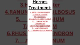 Homeopathic Remedies for Herpes Zoster by Dr Ali MuhammadTop 8 Herpes Medicine [upl. by Laurice202]