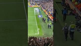 Hannibal Mejbri celebrating in front of Leeds fans [upl. by Doig771]