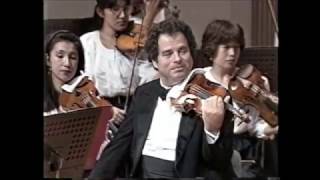 Mozart Violin Concerto No 3 in G major K216 Itzhak Perlman Kazuyoshi Akiyama  Tokyo SO [upl. by Darahs]