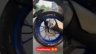 Modified r15💥😱 Tyre mod shortsfeed youtubeshorts viralvideo viralvideo r15lover trendingshorts [upl. by Gifferd55]