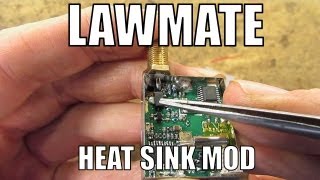 Lawmate 12GHz 500mW heat sink mod RCHacker 47 [upl. by Clementi]