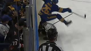 Rasmus Dahlin hit on Brad Marchand  Tough Call review [upl. by Artiek810]