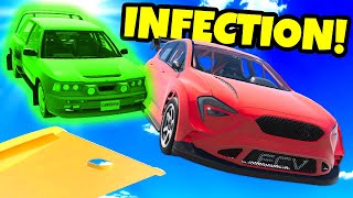 Zombie Infection Car Hide and Seek But with BOOST PADS BeamNG Drive Mods [upl. by Nemrak]