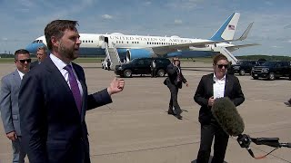 JD Vance hopes Air Force 2 will be his plane soon [upl. by Darn157]