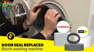 How to Replace a Washing Machine Door Seal on a Bosch Washer [upl. by Miza199]