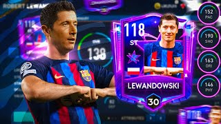 BEST FINISHER ROBERT LEWANDOWSKI MAX RATED H2H GAMEPLAY AND REVIEW IN FIFA MOBILE 23 [upl. by Michigan343]