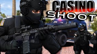 Hotel Shootout  GTA 5 SWAT Movie 4K Machinima [upl. by Greyson]