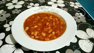 Güveçte kıymalı kuru fasulye tarifiMinced Baked Beans Recipe in Casserole [upl. by Onileba850]