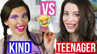 KIND vs TEENAGER MAKE UPROUTINE FAIL SCHMINKE FRÜHER vs HEUTE  Vorstellung amp Realität [upl. by Rehctaht894]