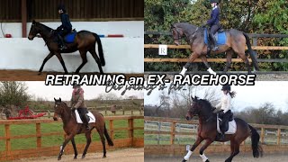 RETRAINING an EX RACEHORSE Our Journey So Far [upl. by Armilla]