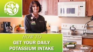 How To Get Your Daily Potassium Intake  Dining With The Dietitians [upl. by Jasmina793]