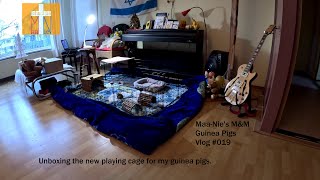 MaaNies MampM Guinea Pigs Vlog 019  Unboxing and Installing the cage [upl. by Milly]