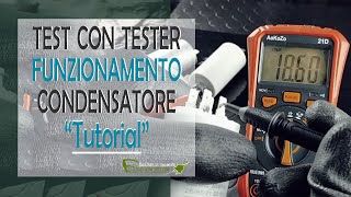 Verifica condensatore con tester [upl. by Jamey]